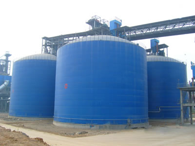 海勃湾水泥钢板库改造