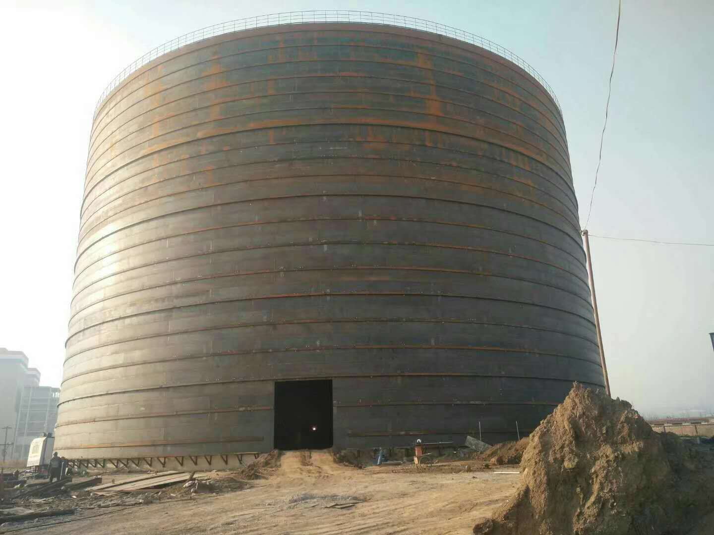 海勃湾承建大型钢板库的好处及原理