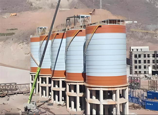 海勃湾高架钢板仓