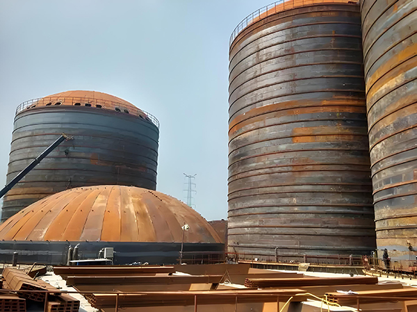 海勃湾焦粉钢板仓